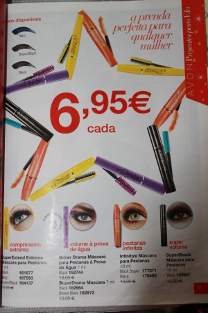 Mascara para pestanas 6,95€ cada